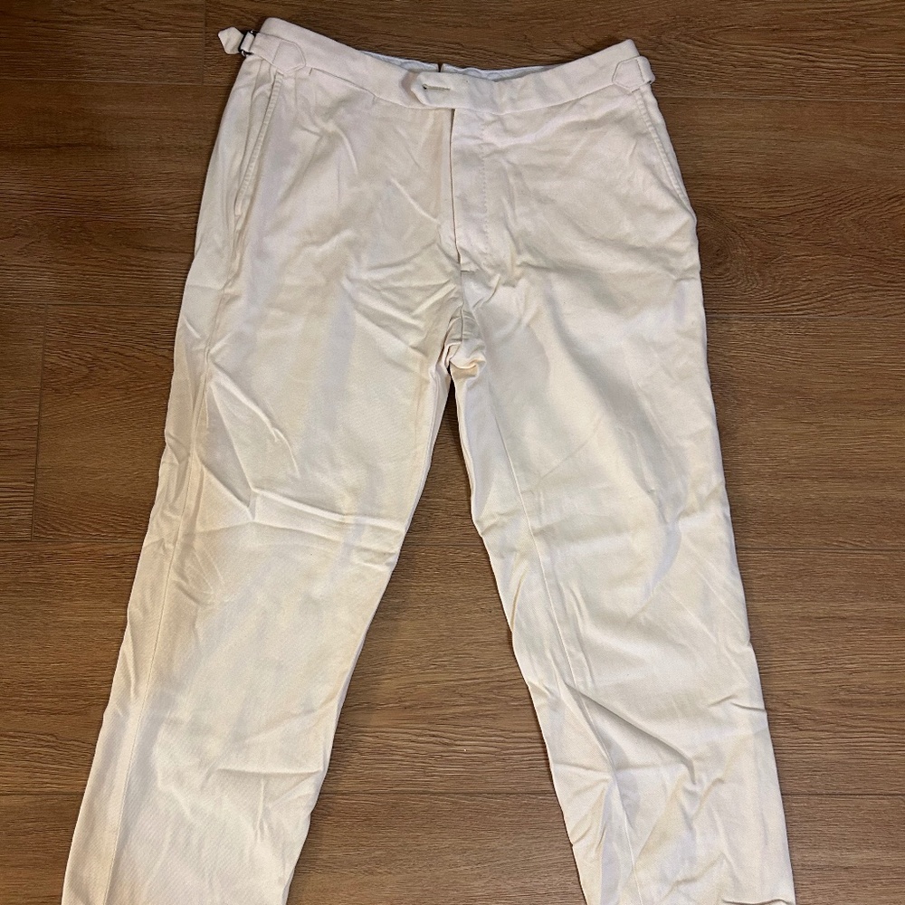 32x27 Propercloth Propercloth Heavy Brushed Cotton Side Dress Pants